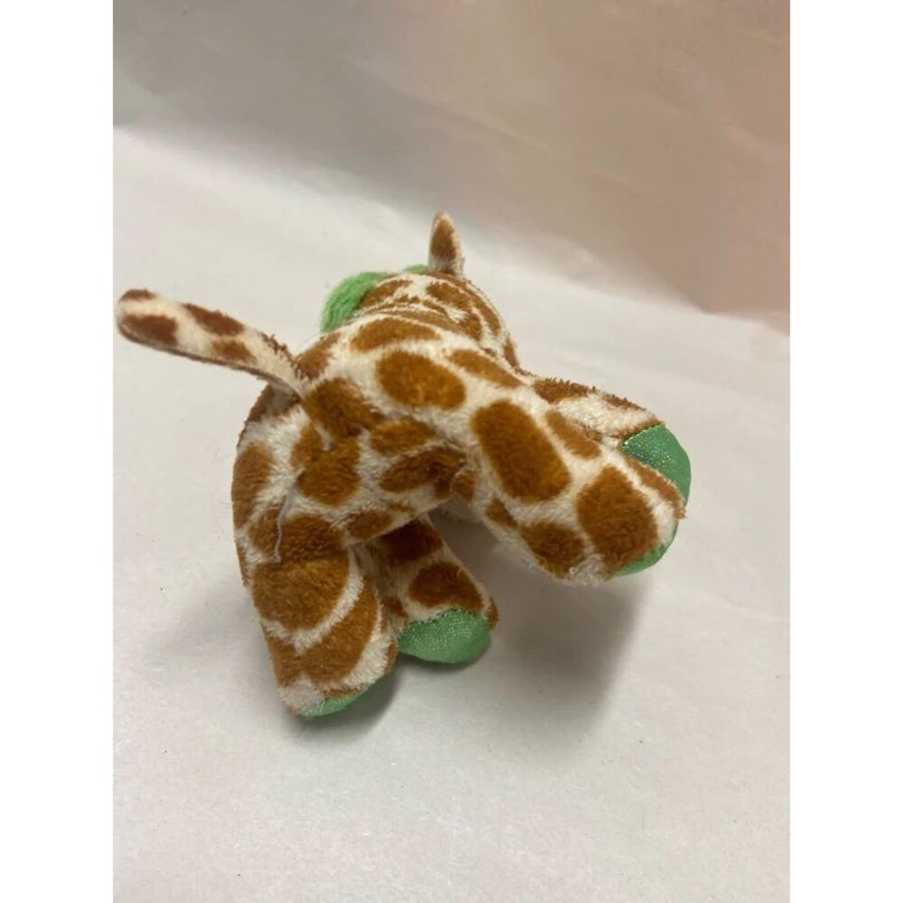 Russ Peepers Mini giraffes plush green mane - Picture 6 of 7